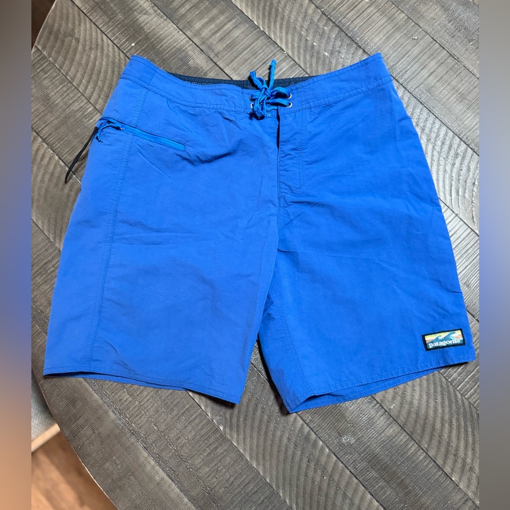 Men's Patagonia Blue Swim Shorts Size 32